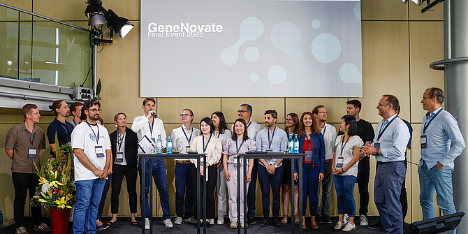 Bild mit den GeneNovate Gewinner Teams