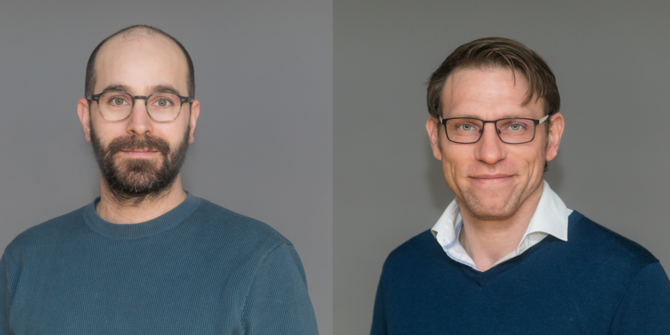 Portraitbilder von Daniel Ibrahim und Sven Geißler