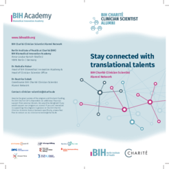 BIH Charité CSP Alumni Netzwerk Flyer