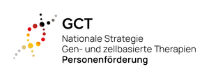 Logo GCT, Nationale Strategie, gen- und zellbasierte Therapien, Personenförderung
