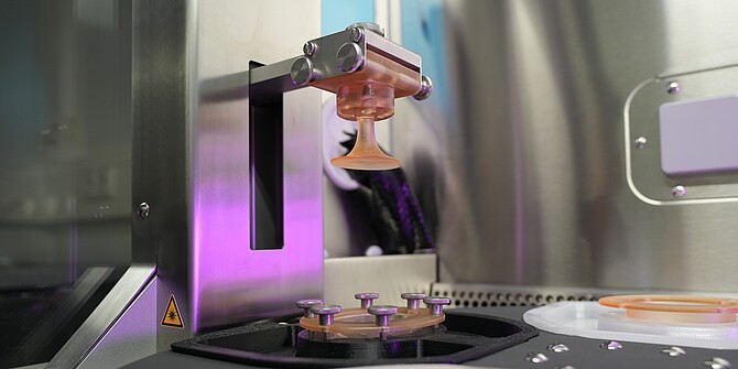 Photo of the Cellbricks bioprinter