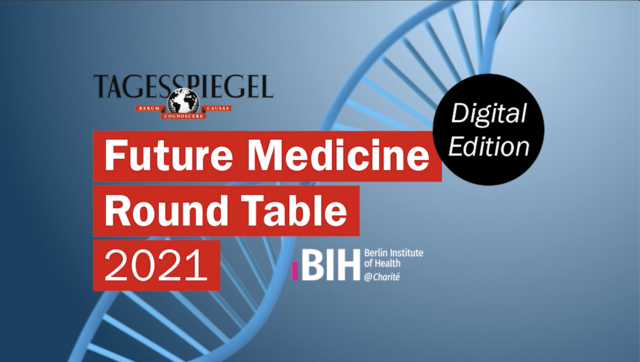 © BIH | Tagesspiegel 2021 Logobanner Future Medicine